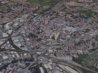 Wakefield City, UK (2023) 3D Model