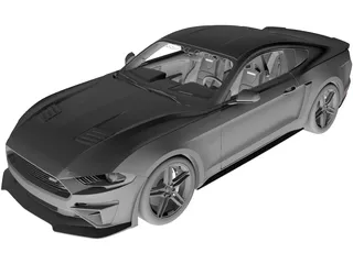 Ford Mustang Roush Stage 3 3D Model