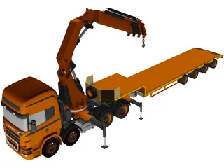 Scania Truck 3D Model