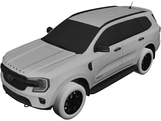Ford Everest Sport (2023) 3D Model