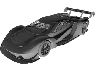 Ford GT40 (2023) 3D Model