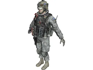 Free Soldier 3D Models