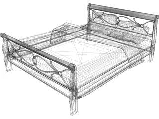 Bed Jean 3D Model