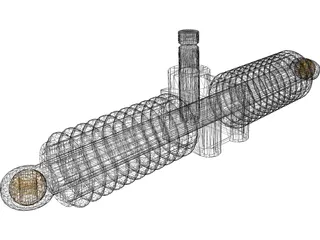 Steering Rack 3D Model