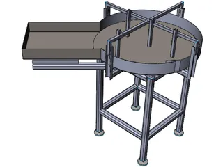 Rotary Table Feeder 3D Model