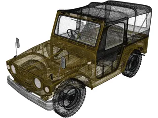 Suzuki Jimny (1970) 3D Model