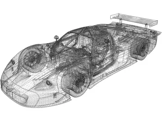 Maserati MC12 (2005) 3D Model