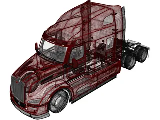 Peterbilt 579 SleeperCab (2021) 3D Model