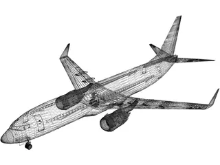 Boeing 737-800 3D Model