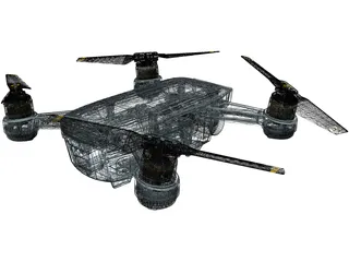 DJI Spark 3D Model