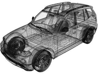 BMW X3 [E83] (2003) 3D Model