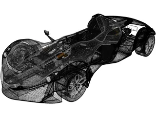 BAC Mono (2020) 3D Model