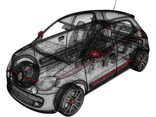 Renault Twingo (2015) 3D Model