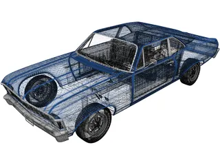 Chevrolet Nova (1969) 3D Model