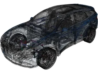 Kia Sportage Hybrid 3D Model