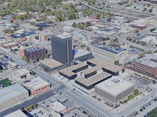 Topeka City, KS, USA (2024) 3D Model