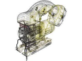 Dewalt Jigsaw 3D Model