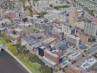 Harrisburg City, PA, USA (2022) 3D Model