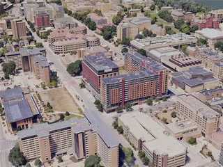 Madison City, WI, USA (2023) 3D Model