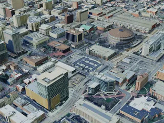 Richmond City, VA, USA (2024) 3D Model