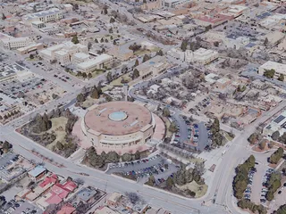 Santa Fe City, NM, USA (2023) 3D Model