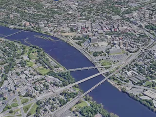 Trenton City, NJ, USA (2023) 3D Model