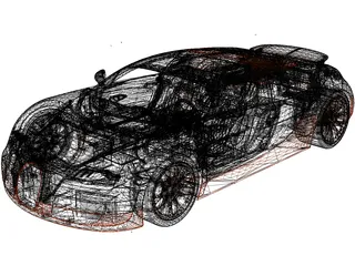 Bugatti Veyron 16.4 Super Sport (2010) 3D Model