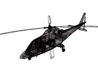 AgustaWestland AW109 Grand Helicopter 3D Model