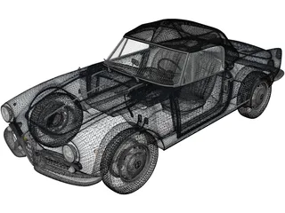 Alfa Romeo Giulietta 750 Spider (1955) 3D Model