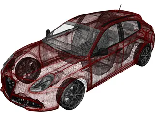 Alfa Romeo Giulietta 940 (2016) 3D Model