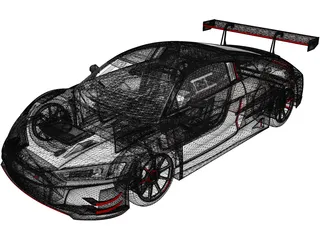 Audi R8 LMS GT3 (2020) 3D Model