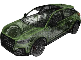 Audi SQ2 (2021) 3D Model