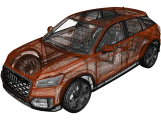 Audi Q2 (2020) 3D Model