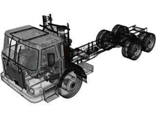 Autocar ACX Chassis (2021) 3D Model