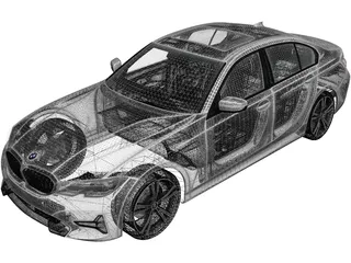 BMW 3-Series Sedan (2019) 3D Model
