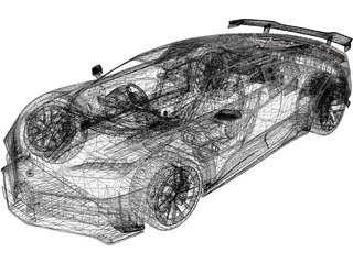 Bugatti Centodieci (2020) 3D Model