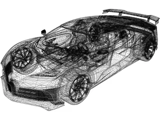Bugatti Centodieci (2020) 3D Model