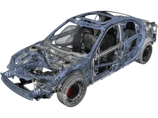 Car Frame 3D Model