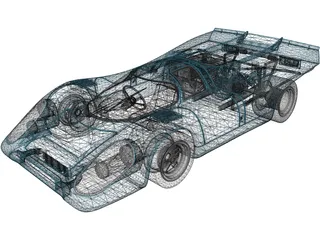 Porsche 917K (1969) 3D Model