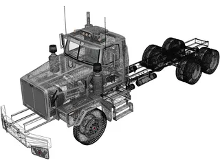 Western Star 4900 SB (2008) 3D Model