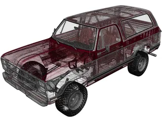 Dodge Ramcharger (1979) 3D Model