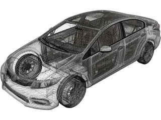 Honda Civic Sedan (2012) 3D Model