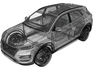 Hyundai Tucson (2018) 3D Model