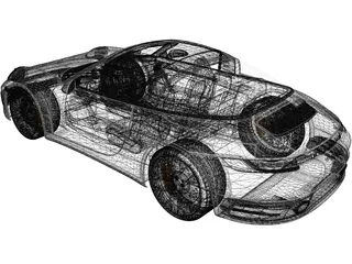 Porsche 911 Targa (2019) 3D Model