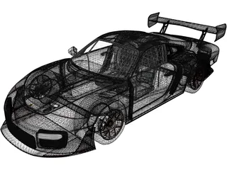 Porsche 935 (2019) 3D Model