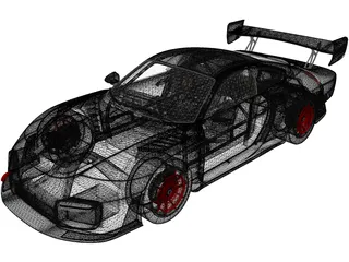 Porsche 935 Moby Dick (2019) 3D Model