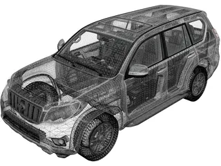 Toyota Land Cruiser Prado (2010) 3D Model