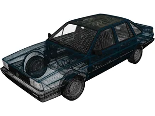 Volkswagen Santana (1985) 3D Model