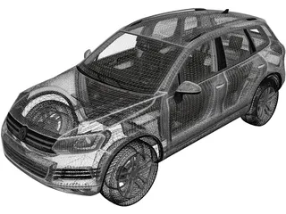 Volkswagen Touareg (2010) 3D Model