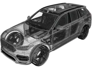 Volvo XC90 (2016) 3D Model